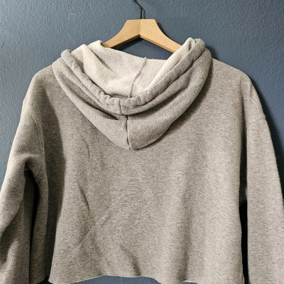 Wild Fable • Grey Cropped Hoodie - Picture 5 of 9